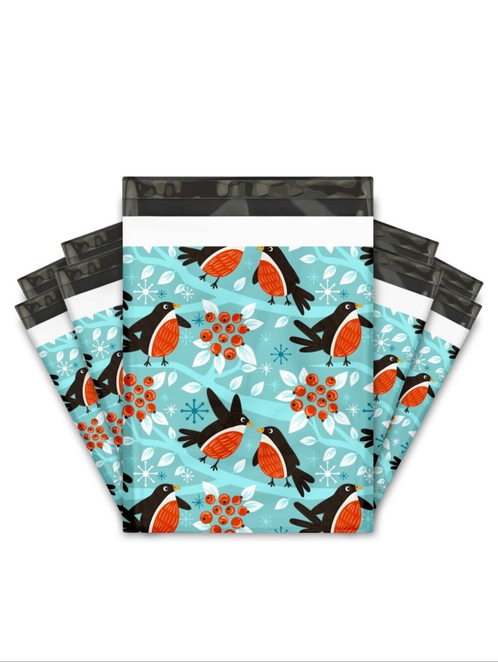 25ct 10x13 "BIRDS" POLY MAILERS